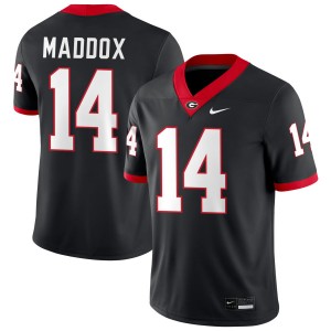 Men's Adrian Maddox Black Georgia Bulldogs #14 College Football Game Jerseys 886330-135