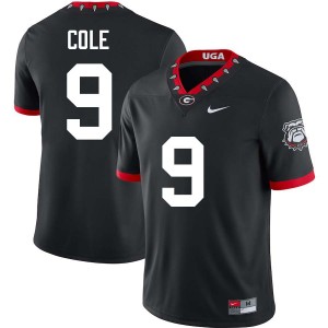 Mens Chris Cole 100th Anniversary Black Georgia Bulldogs #9 College Football Alumni Jerseys 361789-340