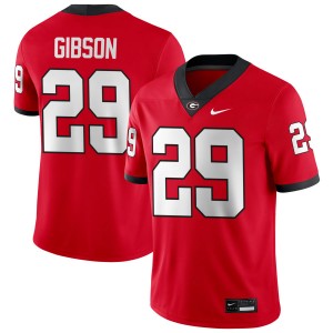 Men Isaiah Gibson Red Georgia Bulldogs #29 College Football Embroidery Jerseys 728928-711