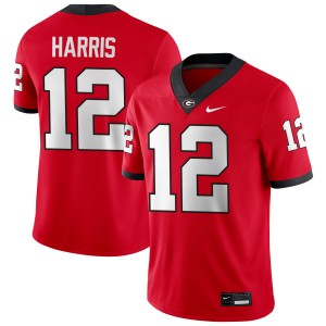 Men Jaden Harris Red Georgia Bulldogs #12 College Football Game Jerseys 512031-243