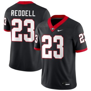 Mens Jaden Reddell Black Georgia Bulldogs #23 College Football NCAA Jersey 355893-107