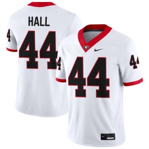 Men's Jordan Hall White Georgia Bulldogs #44 College Football Embroidery Jersey 448326-643