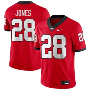 Men Kris Jones Red Georgia Bulldogs #28 College Football Alumni Jerseys 707460-727