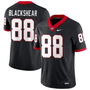 Mens Thomas Blackshear Black Georgia Bulldogs #88 College Football Stitched Jerseys 141868-318