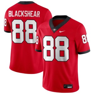 Men's Thomas Blackshear Red Georgia Bulldogs #88 College Football Replica Jerseys 122995-236