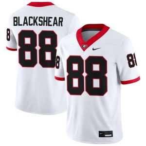Mens Thomas Blackshear White Georgia Bulldogs #88 College Football Stitched Jerseys 704178-558