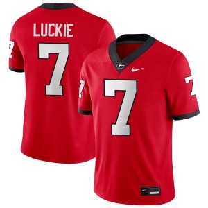 Men's Lawson Luckie Red Georgia Bulldogs #7 College Football Alumni Jersey 504919-376