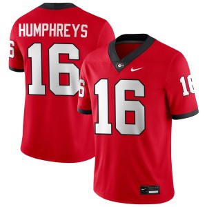 Men London Humphreys Red Georgia Bulldogs #16 College Football 2025-26 Jerseys 877305-955