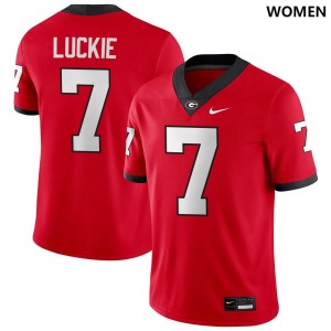 Women's Lawson Luckie Red Georgia Bulldogs #7 College Football Replica Jersey 759393-173