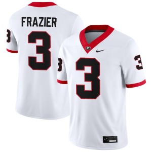 Men Nate Frazier White Georgia Bulldogs #3 College Football 2025-26 Jersey 125980-933