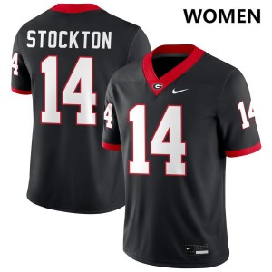 Mens Gunner Stockton Black Georgia Bulldogs #14 College Football 2025-26 Jersey 356101-851