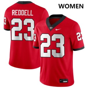 Women Jaden Reddell Red Georgia Bulldogs #23 College Football Official Jersey 467264-204
