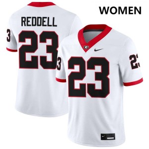 Women Jaden Reddell White Georgia Bulldogs #23 College Football Official Jerseys 843095-375