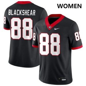Women's Thomas Blackshear Black Georgia Bulldogs #88 College Football 2025-26 Jersey 271454-111