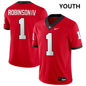 Youth Ellis Robinson IV Red Georgia Bulldogs #1 College Football Alumni Jerseys 561747-964