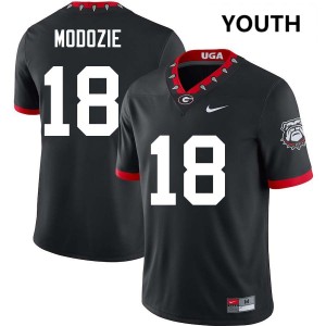 Youth Elo Modozie 100th Anniversary Black Georgia Bulldogs #18 College Football Alumni Jersey 513227-433