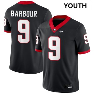 Youth Ethan Barbour Black Georgia Bulldogs #9 College Football Limited Jersey 612837-823