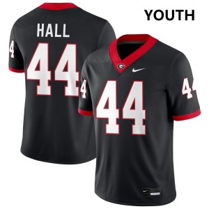 Youth Jordan Hall Black Georgia Bulldogs #44 College Football University Jerseys 711728-946