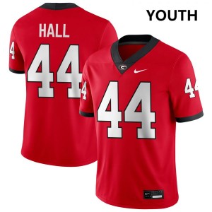 Youth Jordan Hall Red Georgia Bulldogs #44 College Football University Jersey 476675-125