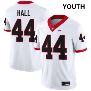 Youth Jordan Hall White Georgia Bulldogs #44 College Football Embroidery Jerseys 759240-217