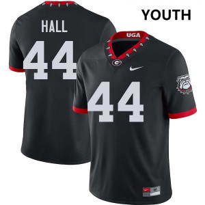 Youth Jordan Hall 100th Anniversary Black Georgia Bulldogs #44 College Football Player Jersey 885613-734