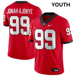 Youth Joseph Jonah-Ajonye Red Georgia Bulldogs #99 College Football Player Jerseys 334046-615