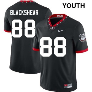 Youth Thomas Blackshear 100th Anniversary Black Georgia Bulldogs #88 College Football Alumni Jersey 164547-485